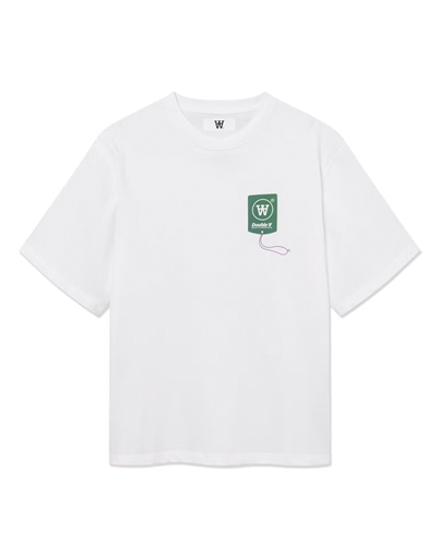 Wood Wood - WWLiam Compass T-shirt - Bright White